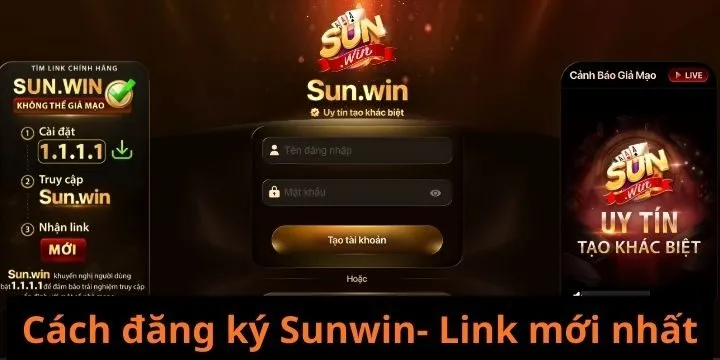 Hướng dẫn tạo tài khoản trở thành hội viên Sun win siêu dễ
